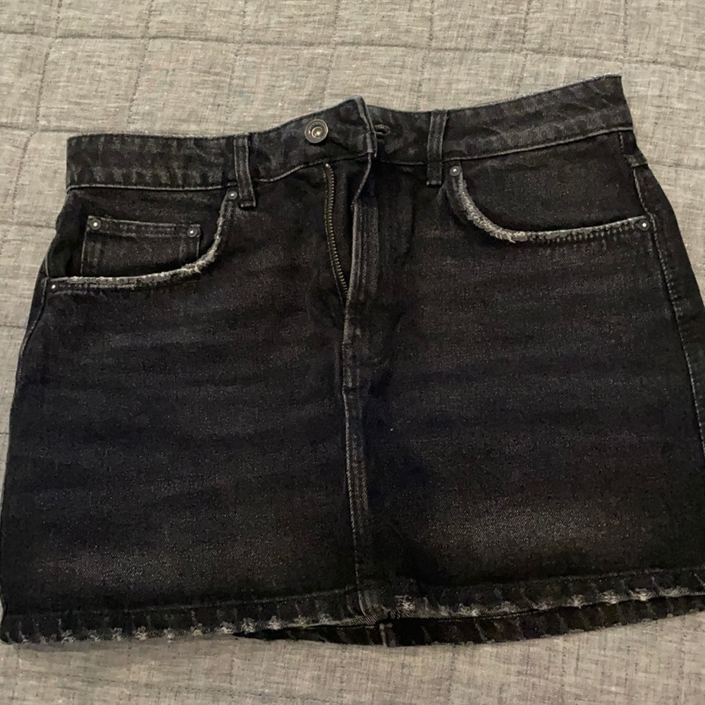 Zara TRF denim skirt